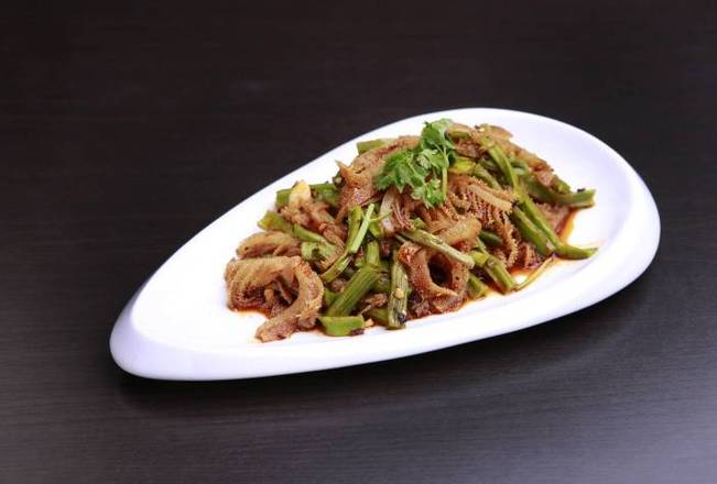 Mixed Thousand Layer Tripe with Gongcai 贡菜拌千层肚